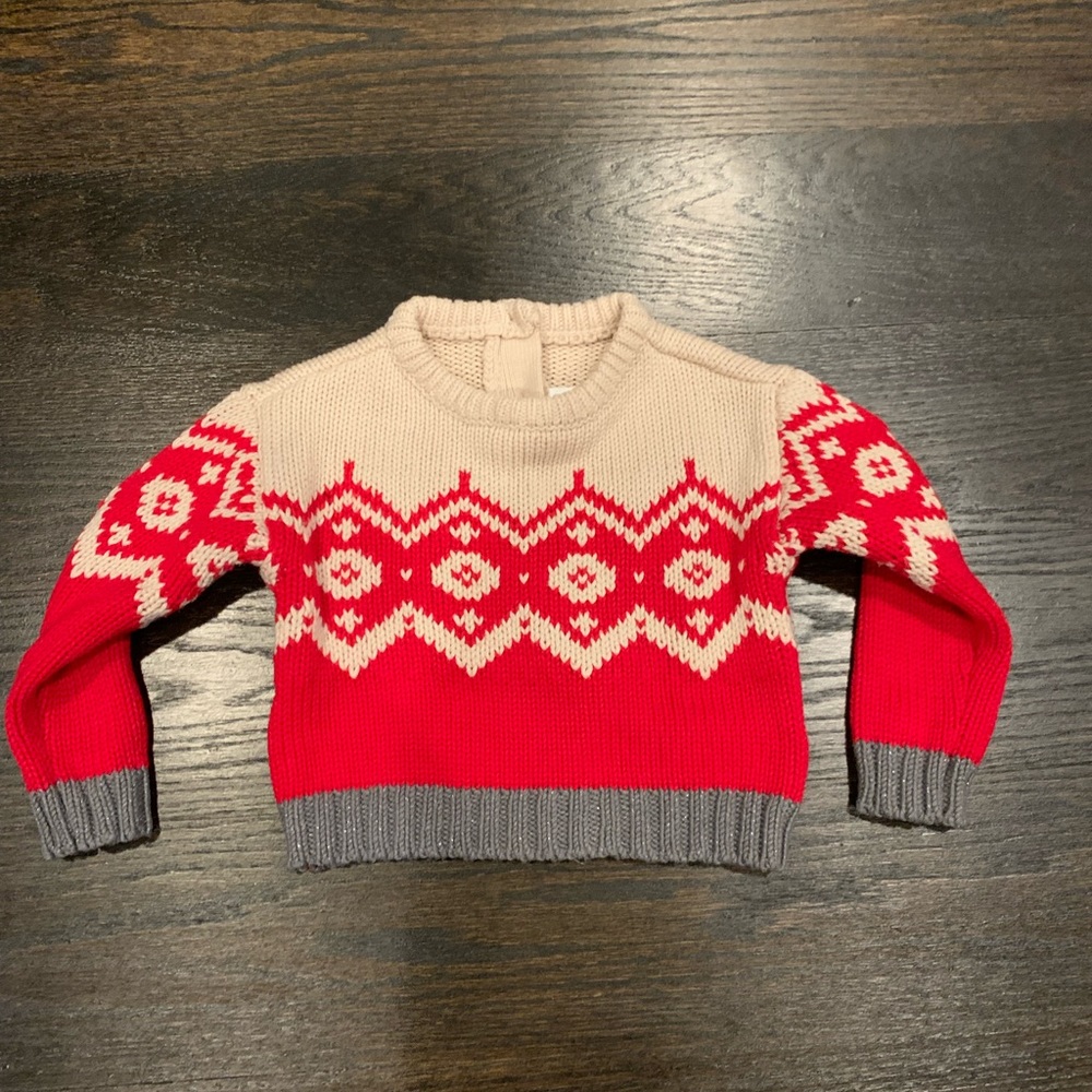 Crazy 8 sweater size 18/24 months